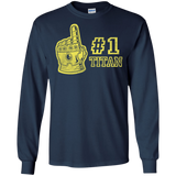 T-Shirts Navy / S Number One Titan Men's Long Sleeve T-Shirt