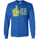 T-Shirts Royal / S Number One Titan Men's Long Sleeve T-Shirt