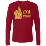 T-Shirts Cardinal / S Number One Titan Men's Premium Long Sleeve