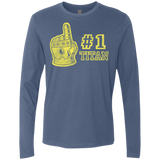 T-Shirts Indigo / S Number One Titan Men's Premium Long Sleeve