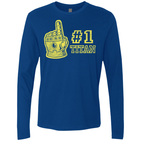 T-Shirts Royal / S Number One Titan Men's Premium Long Sleeve