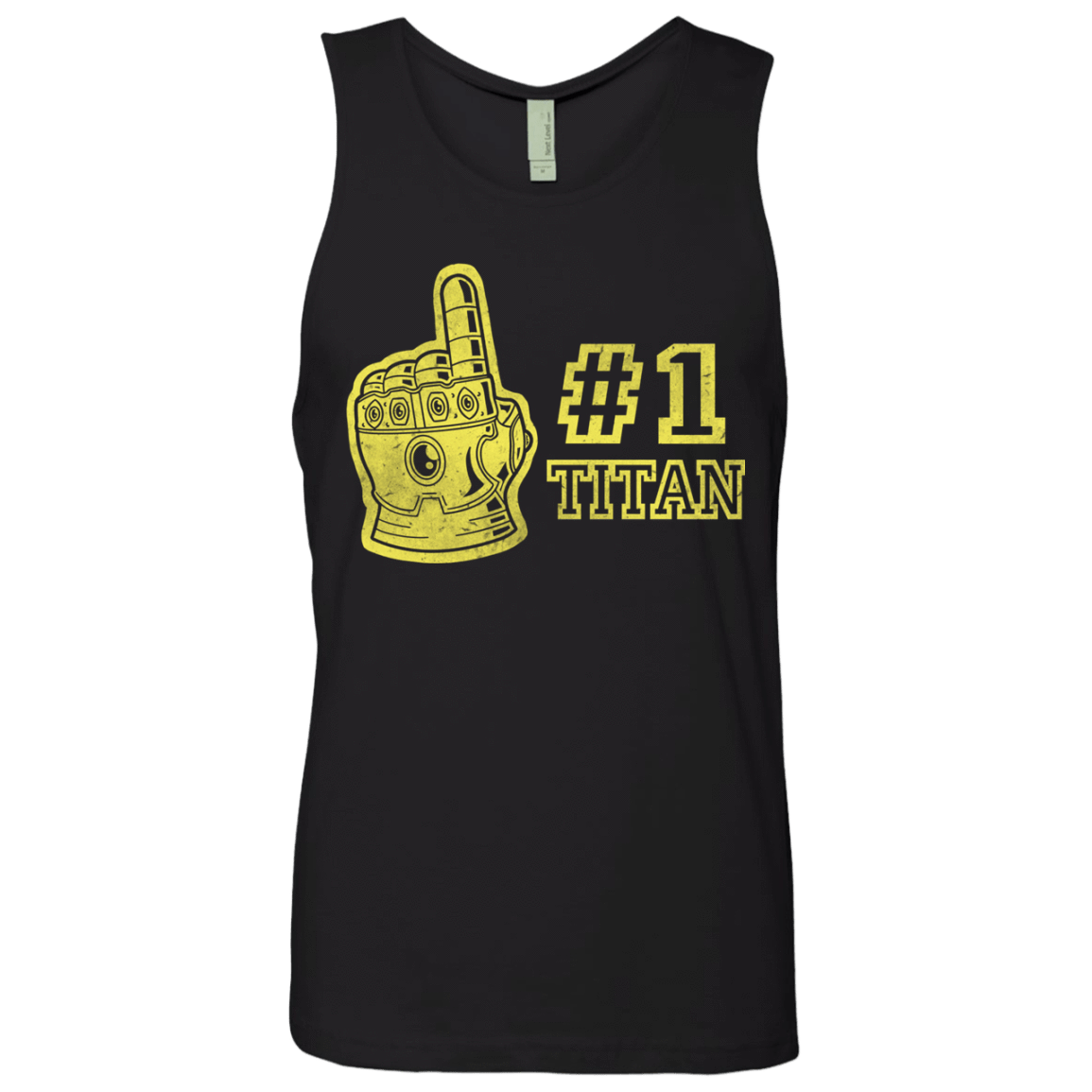 T-Shirts Black / S Number One Titan Men's Premium Tank Top