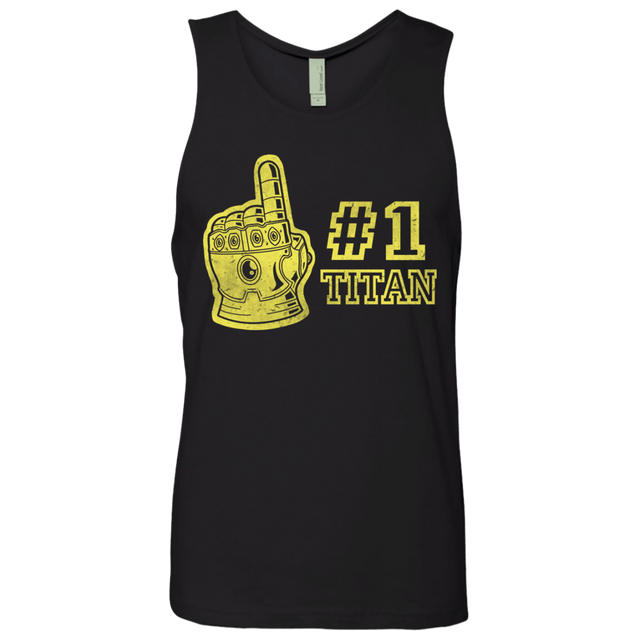 T-Shirts Black / S Number One Titan Men's Premium Tank Top