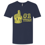 T-Shirts Midnight Navy / X-Small Number One Titan Men's Premium V-Neck