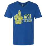T-Shirts Royal / X-Small Number One Titan Men's Premium V-Neck