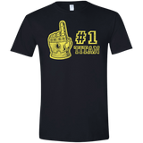 T-Shirts Black / X-Small Number One Titan Men's Semi-Fitted Softstyle