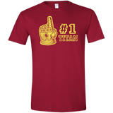 T-Shirts Cardinal Red / S Number One Titan Men's Semi-Fitted Softstyle