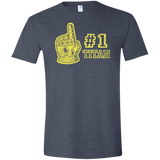 T-Shirts Heather Navy / S Number One Titan Men's Semi-Fitted Softstyle