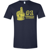T-Shirts Navy / X-Small Number One Titan Men's Semi-Fitted Softstyle