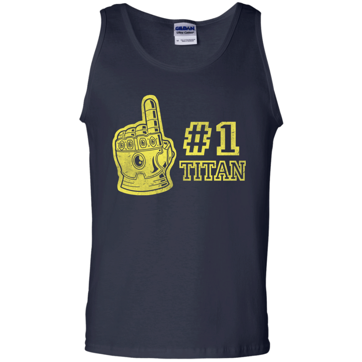 T-Shirts Navy / S Number One Titan Men's Tank Top