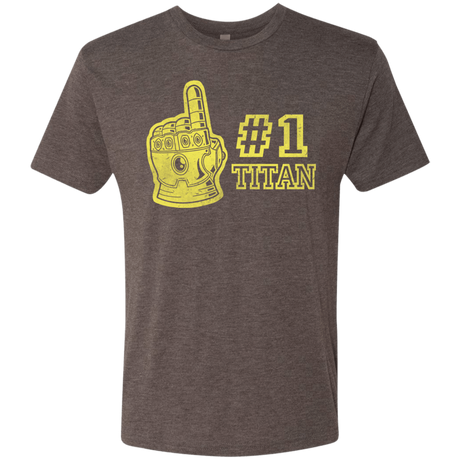 T-Shirts Macchiato / S Number One Titan Men's Triblend T-Shirt