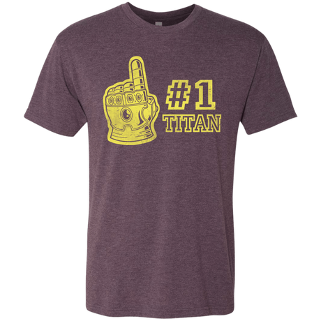 T-Shirts Vintage Purple / S Number One Titan Men's Triblend T-Shirt