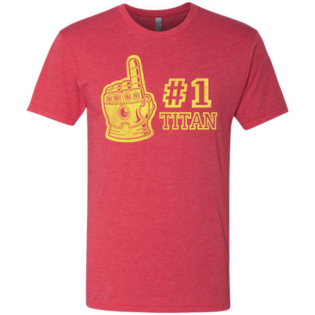 T-Shirts Vintage Red / S Number One Titan Men's Triblend T-Shirt