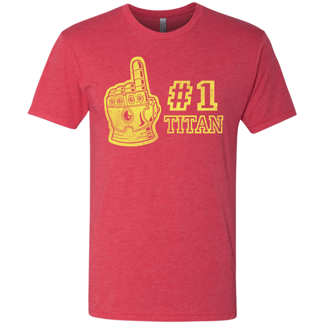 T-Shirts Vintage Red / S Number One Titan Men's Triblend T-Shirt