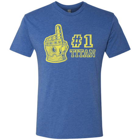 T-Shirts Vintage Royal / S Number One Titan Men's Triblend T-Shirt