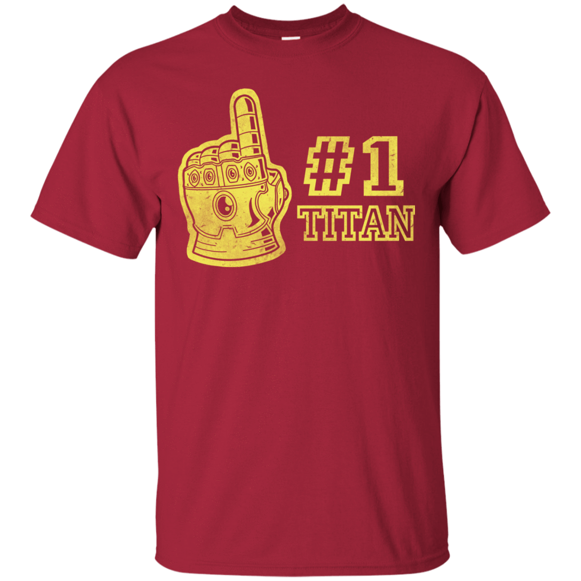 T-Shirts Cardinal / S Number One Titan T-Shirt