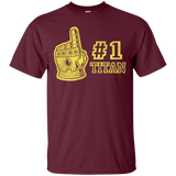 T-Shirts Maroon / S Number One Titan T-Shirt