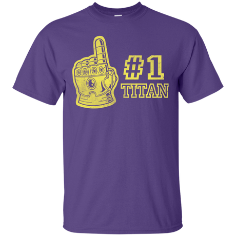 T-Shirts Purple / S Number One Titan T-Shirt