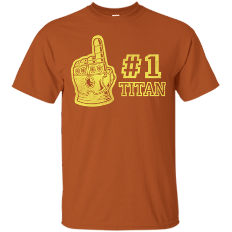 T-Shirts Texas Orange / S Number One Titan T-Shirt