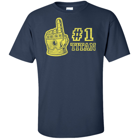 T-Shirts Navy / XLT Number One Titan Tall T-Shirt