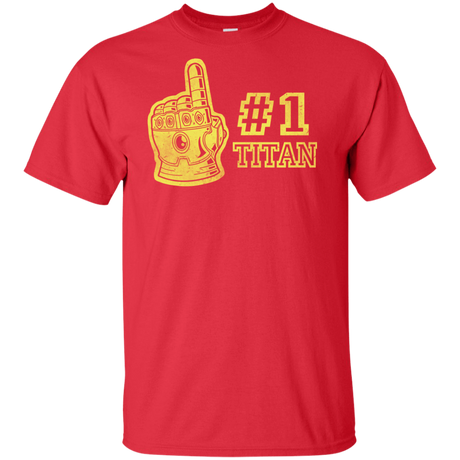 T-Shirts Red / XLT Number One Titan Tall T-Shirt