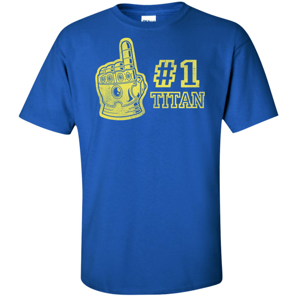 T-Shirts Royal / XLT Number One Titan Tall T-Shirt