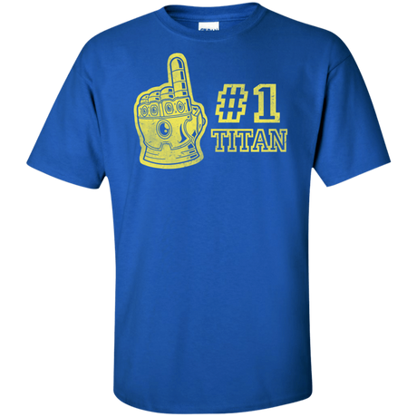 T-Shirts Royal / XLT Number One Titan Tall T-Shirt