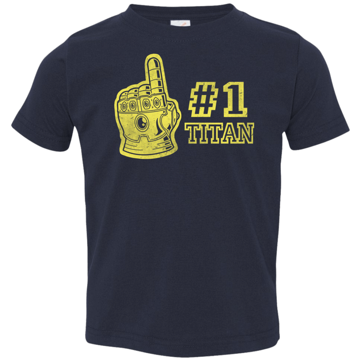 T-Shirts Navy / 2T Number One Titan Toddler Premium T-Shirt