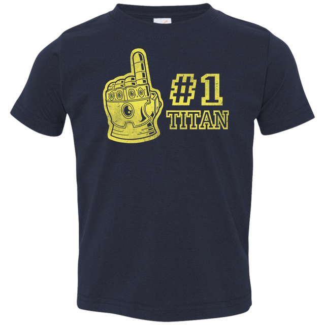 T-Shirts Navy / 2T Number One Titan Toddler Premium T-Shirt