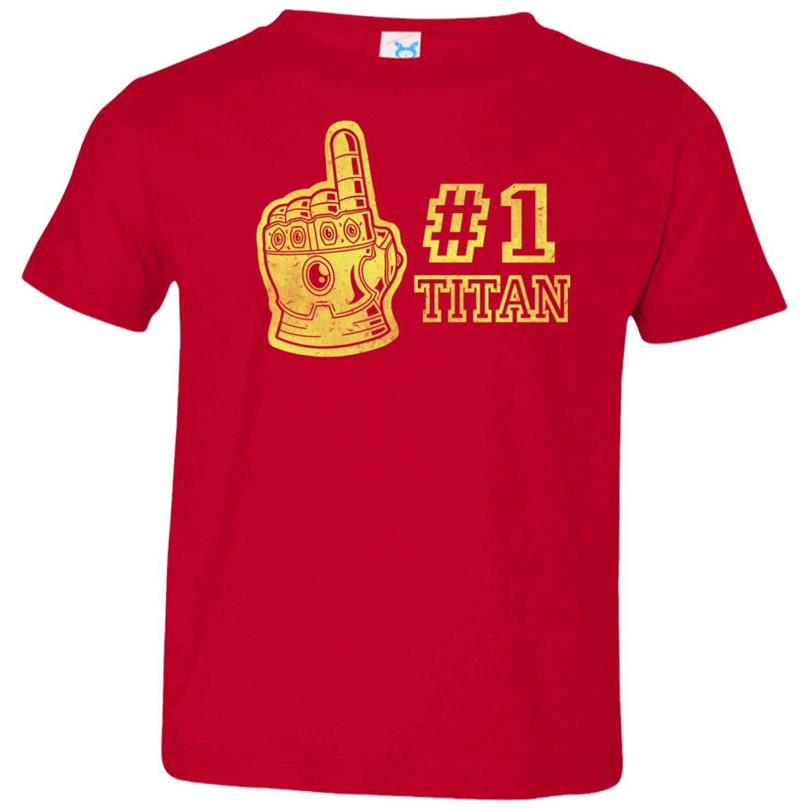 T-Shirts Red / 2T Number One Titan Toddler Premium T-Shirt