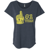 T-Shirts Vintage Navy / X-Small Number One Titan Triblend Dolman Sleeve