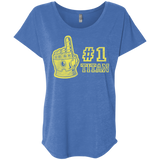 T-Shirts Vintage Royal / X-Small Number One Titan Triblend Dolman Sleeve