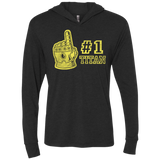 T-Shirts Vintage Black / X-Small Number One Titan Triblend Long Sleeve Hoodie Tee