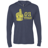 T-Shirts Vintage Navy / X-Small Number One Titan Triblend Long Sleeve Hoodie Tee