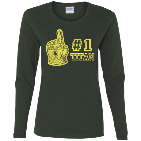 T-Shirts Forest / S Number One Titan Women's Long Sleeve T-Shirt