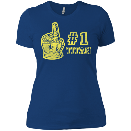 T-Shirts Royal / X-Small Number One Titan Women's Premium T-Shirt