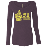 T-Shirts Vintage Purple / S Number One Titan Women's Triblend Long Sleeve Shirt