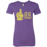 T-Shirts Purple Rush / S Number One Titan Women's Triblend T-Shirt