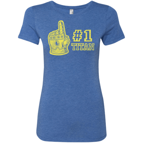 T-Shirts Vintage Royal / S Number One Titan Women's Triblend T-Shirt
