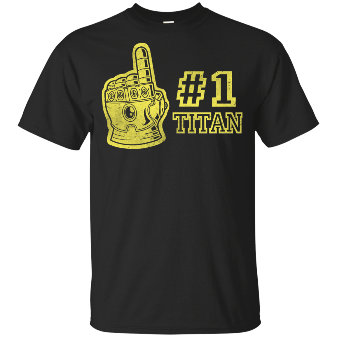 T-Shirts Black / YXS Number One Titan Youth T-Shirt