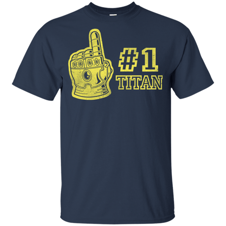 T-Shirts Navy / YXS Number One Titan Youth T-Shirt