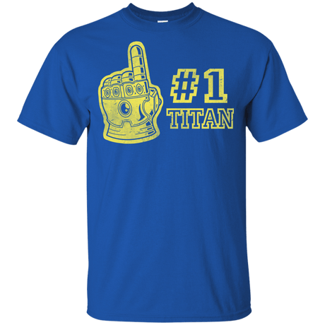 T-Shirts Royal / YXS Number One Titan Youth T-Shirt