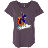 T-Shirts Vintage Purple / X-Small Number One Triblend Dolman Sleeve