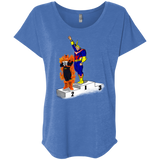 T-Shirts Vintage Royal / X-Small Number One Triblend Dolman Sleeve