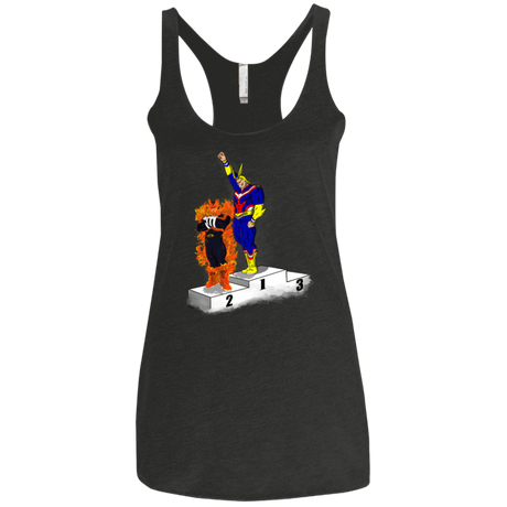 T-Shirts Vintage Black / X-Small Number One Women's Triblend Racerback Tank