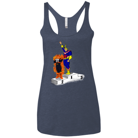 T-Shirts Vintage Navy / X-Small Number One Women's Triblend Racerback Tank