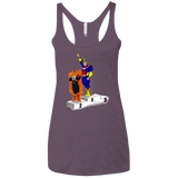 T-Shirts Vintage Purple / X-Small Number One Women's Triblend Racerback Tank