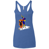 T-Shirts Vintage Royal / X-Small Number One Women's Triblend Racerback Tank