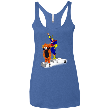 T-Shirts Vintage Royal / X-Small Number One Women's Triblend Racerback Tank