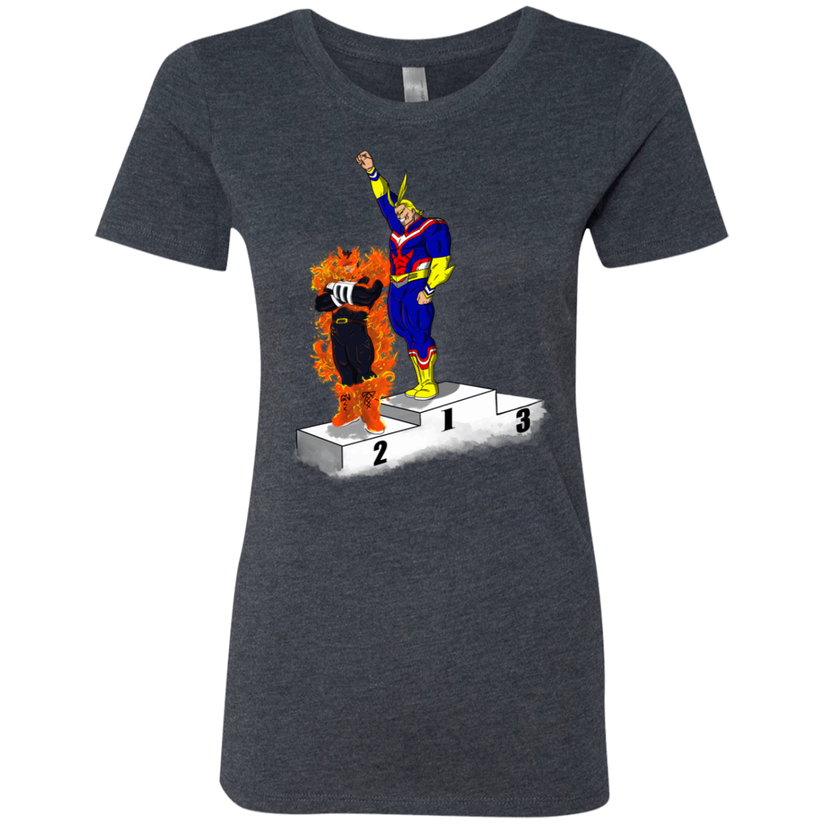 T-Shirts Vintage Navy / S Number One Women's Triblend T-Shirt